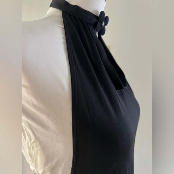 Louis Vuitton Vintage 00’s Black Halter Swimsuit w/Original Storage Bag. - Picture 2 of 12